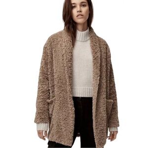 Aritzia Wilfred Free Teddy Grete Jacket/Coat